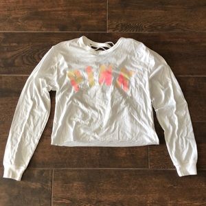Victoria’s Secret pink crop top size small
